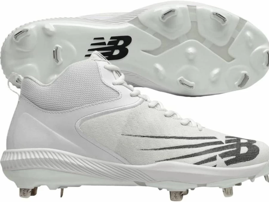 New Balance 4040 V6 FuelCell Mid Metal Baseball Cleats for Men - Lightweight Performance Shoes