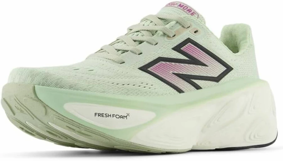 New Balance Women's Fresh Foam X More V5 Running Shoes for Women - Lightweight Cushioned Sneakers for Comfort & Support