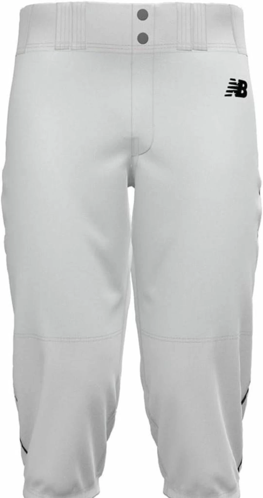 New Balance Men's Adversary 2.0 Baseball Knicker Pants - White/Navy, XL, Athletic Training & Casual Wear