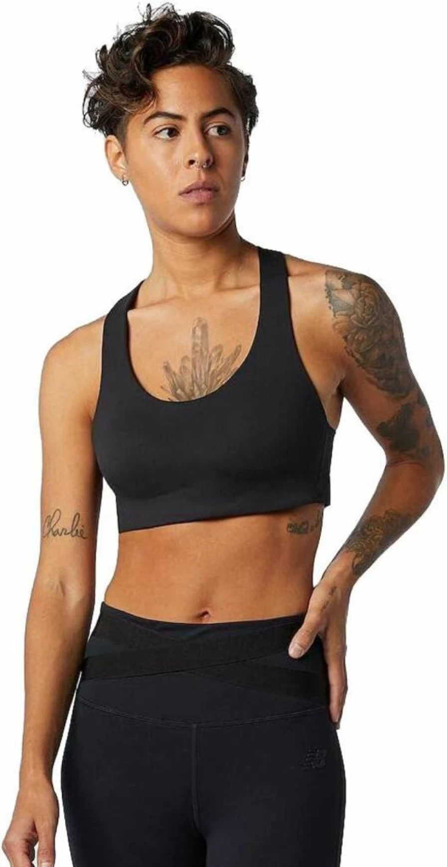 New Balance Women's Fortiflow Sports Bra - Lightweight Comfort for Running & Workouts