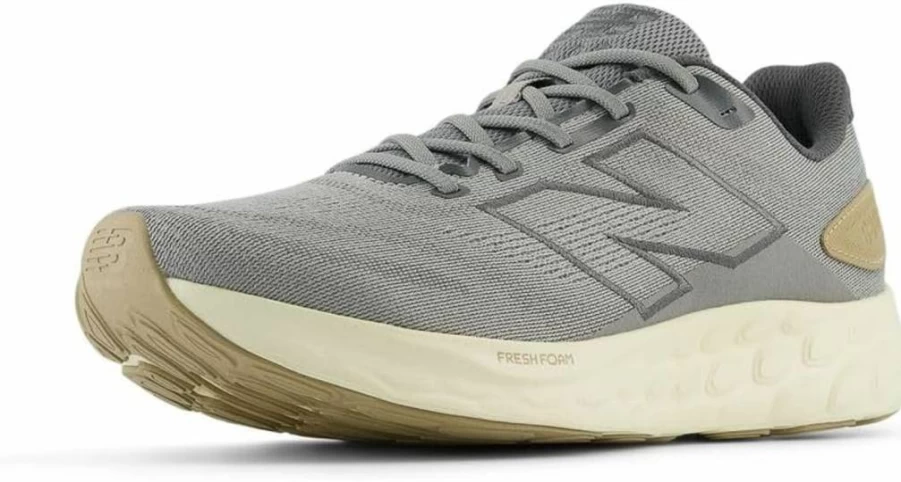 New Balance Men's Fresh Foam 680 V8 Running Shoes for Men - Lightweight Cushioned Sneakers for Comfort & Support