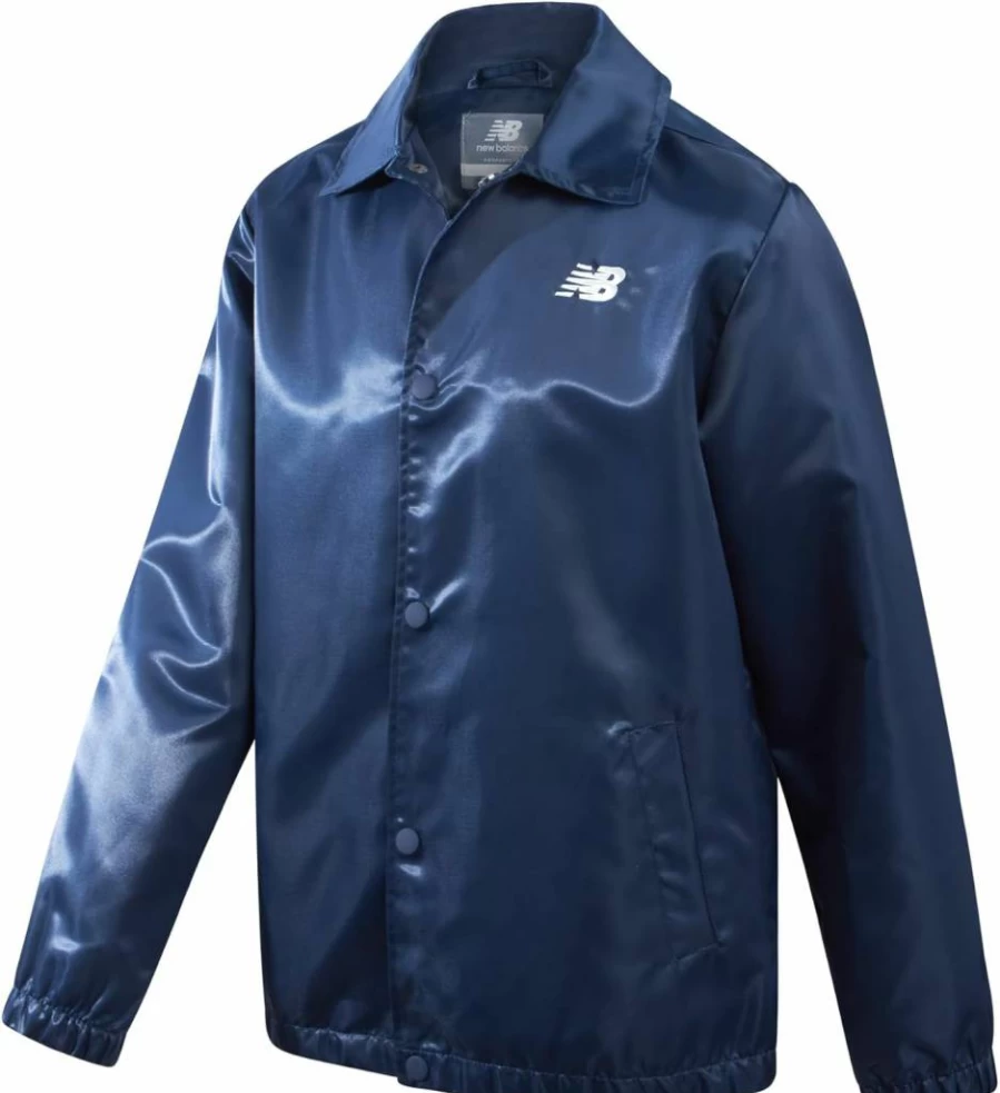 New Balance Boys' Lightweight Windbreaker Jacket - Spring Baseball Athletic Coat for Kids (Sizes 8-20)