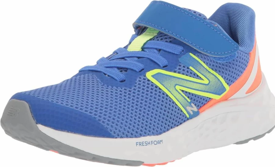 New Balance Kids' Fresh Foam Arishi V4 Hook & Loop Running Shoes for Boys and Girls