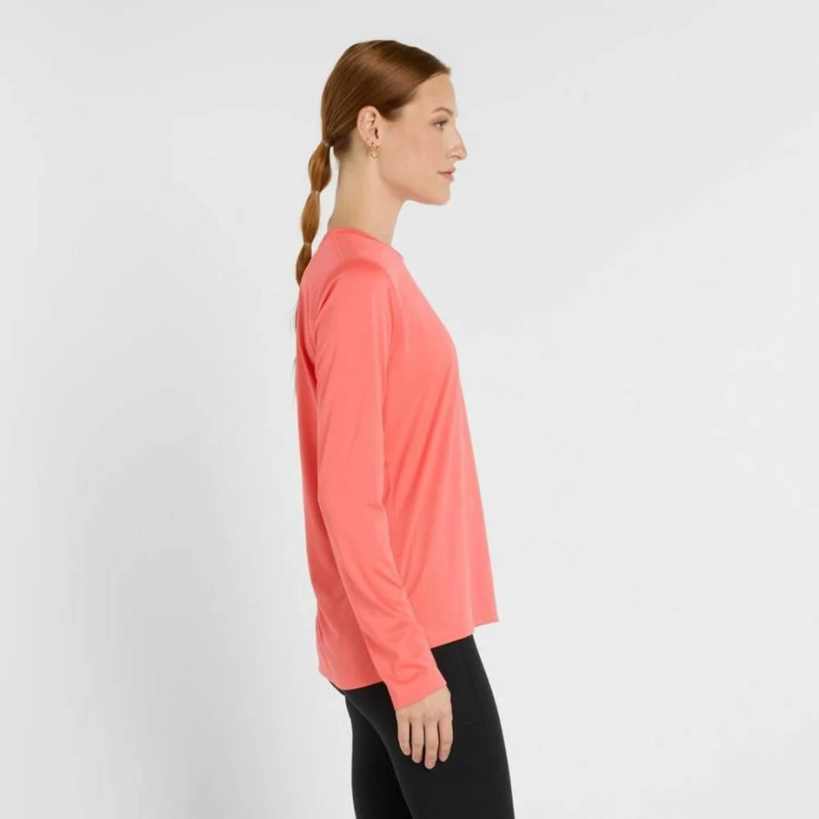 New Balance Women's Essential Long Sleeve Workout Top for Sports & Activewear