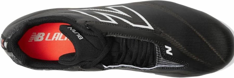 New Balance Burnx4 Unisex Lacrosse Shoes for Men & Women - Black/Blacktop - Size 10 US Men's