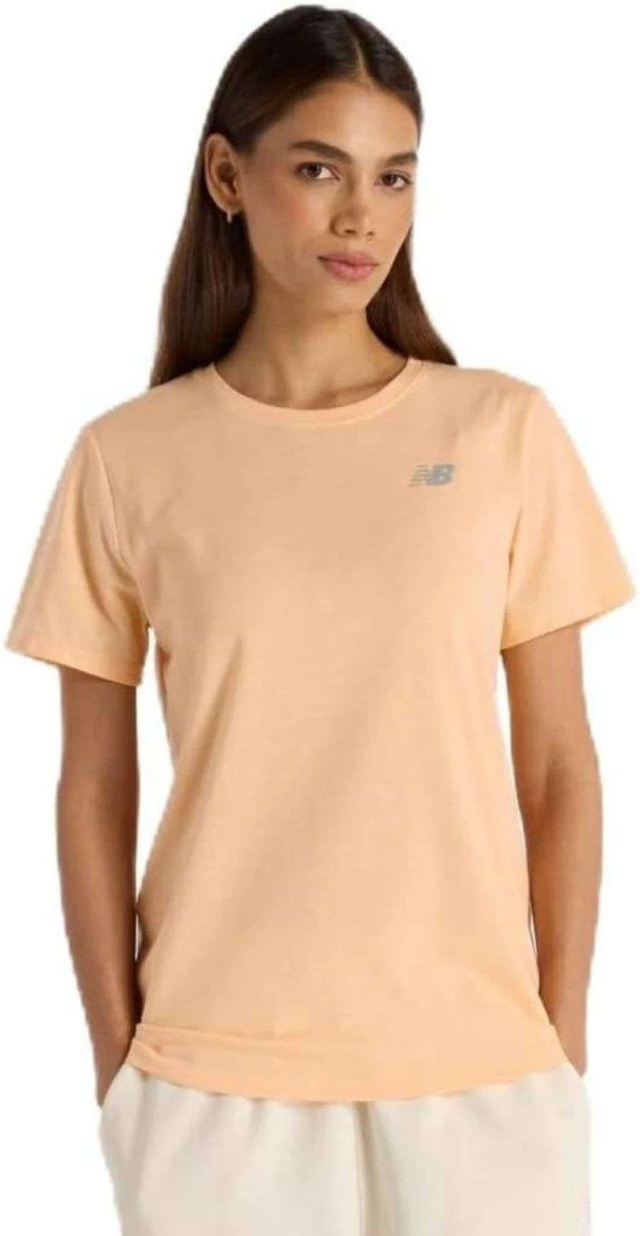 New Balance Women's HeatherTech Essential Performance T-Shirt - Athletic Comfort & Moisture-Wicking Sport Top