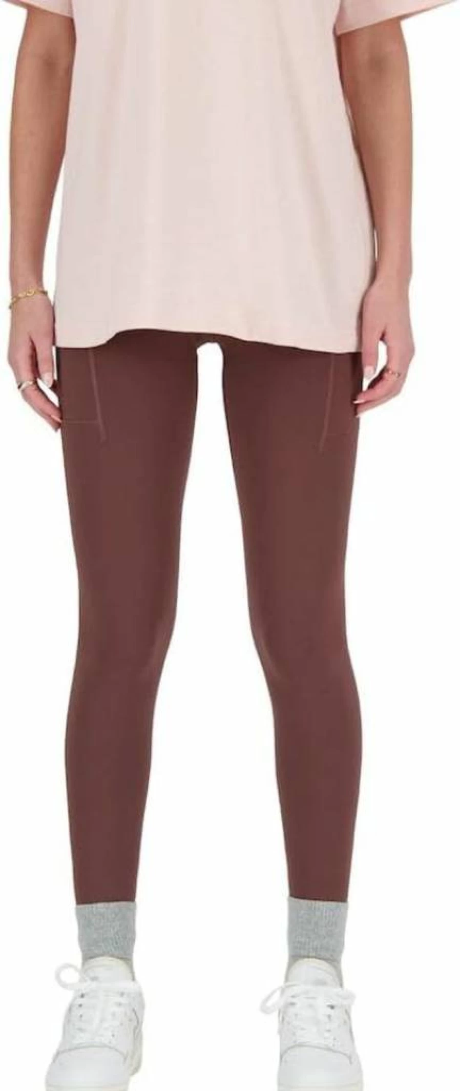 New Balance Women's High-Rise Sleek Pocket Leggings 27" - Comfort Workout Running Yoga Pants