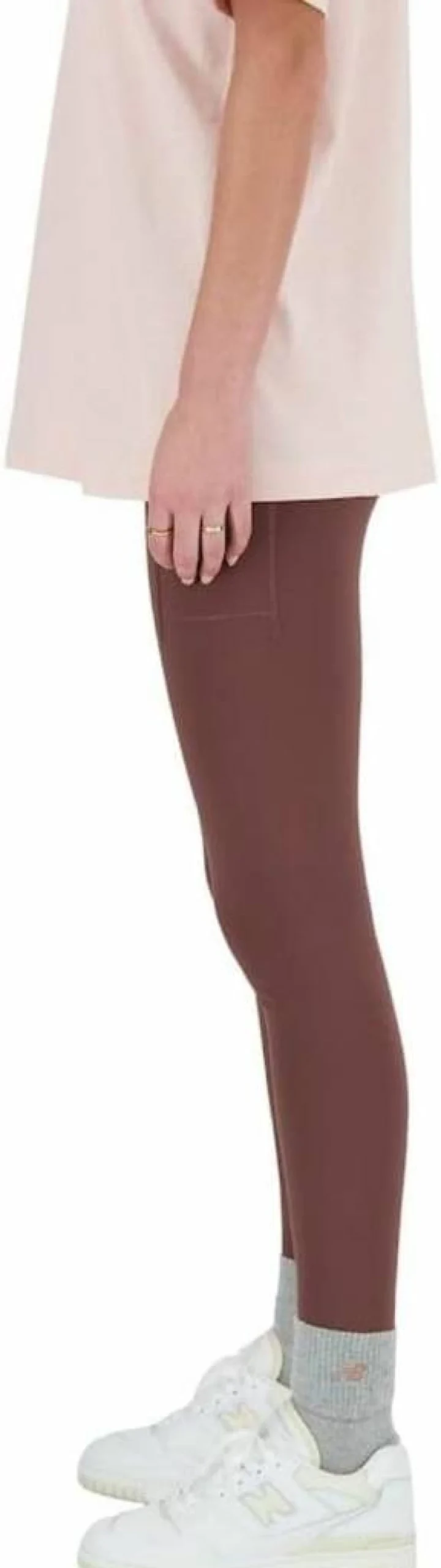 New Balance Women's High-Rise Sleek Pocket Leggings 27" - Comfort Workout Running Yoga Pants