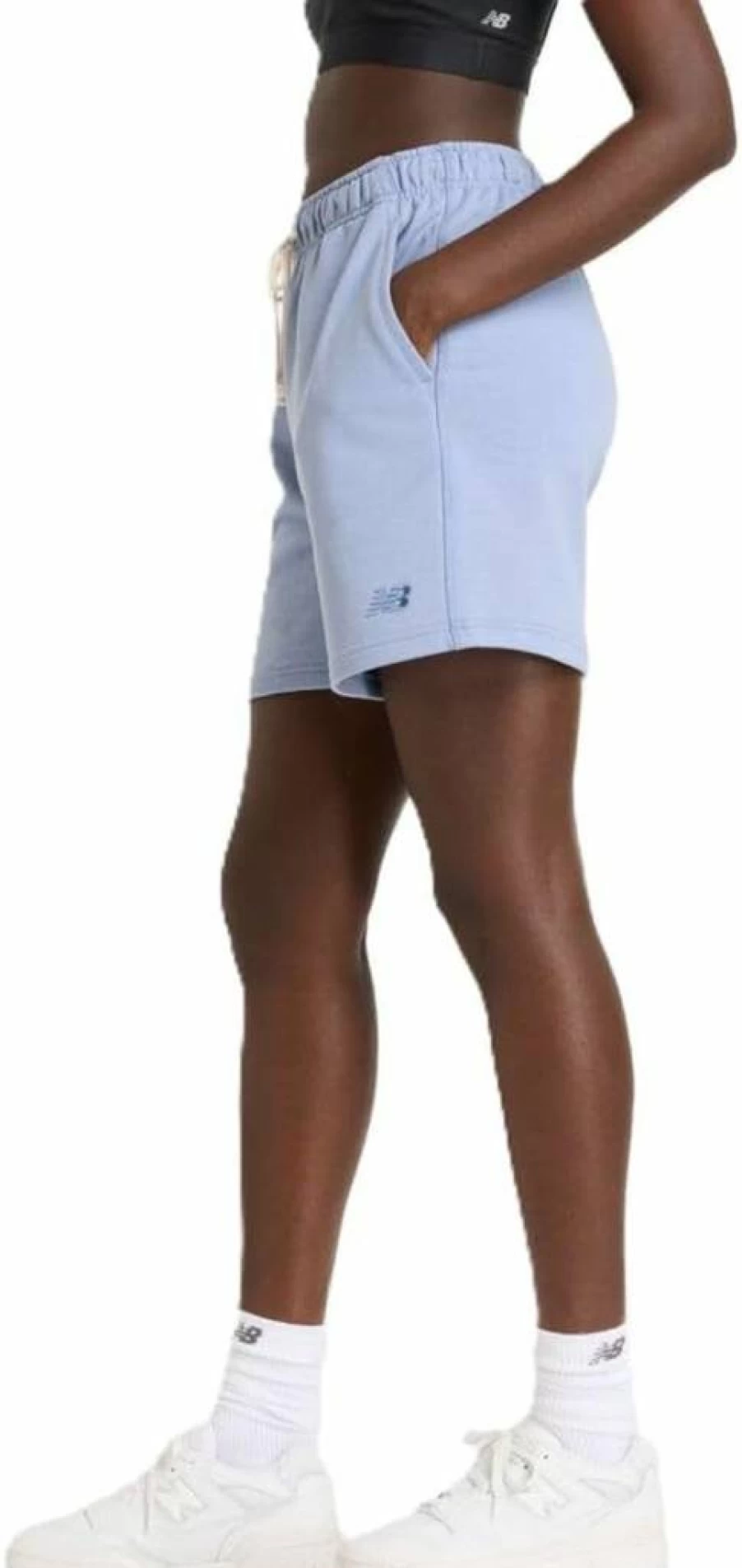 New Balance Women's French Terry Athletic Shorts for Running & Comfort