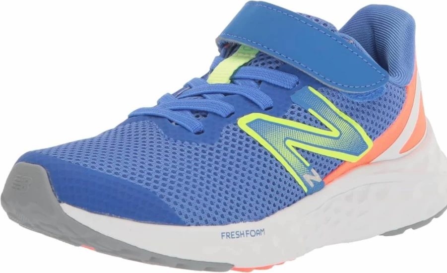 New Balance Kids' Fresh Foam Arishi V4 Hook & Loop Running Shoes for Boys and Girls