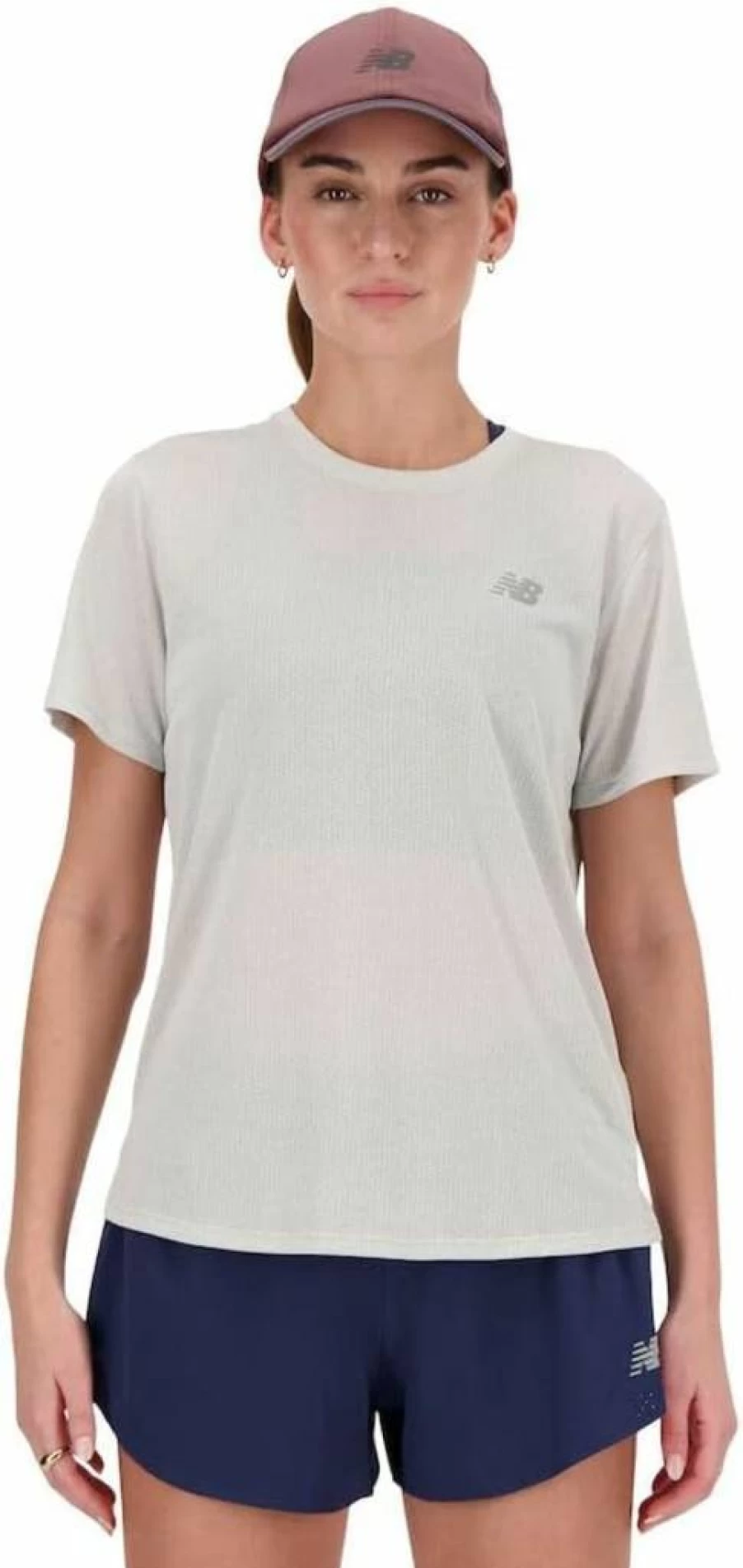 New Balance Women's Performance Running T-Shirt - Lightweight Athletic Top for Workouts & Training