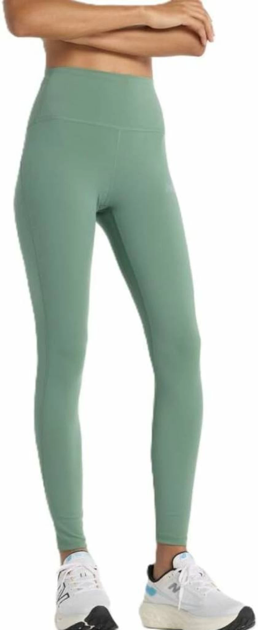 New Balance Women's High-Rise Sleek Leggings 27" - Comfortable & Stylish Workout Leggings for Running & Yoga