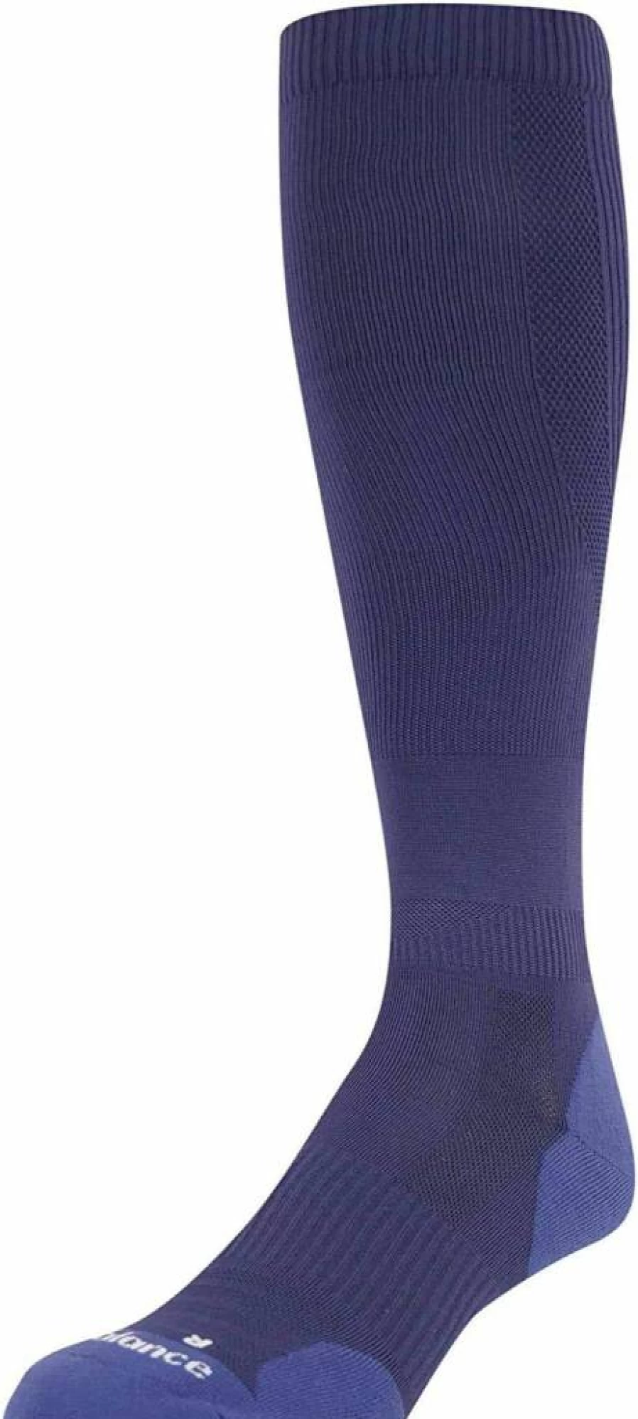 New Balance Men's Navy Baseball Socks - Over The Calf Length, Size Large (L)