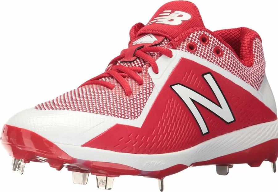 New Balance L4040V4 Metal Baseball Cleats for Men - Lightweight Performance Turf Shoes