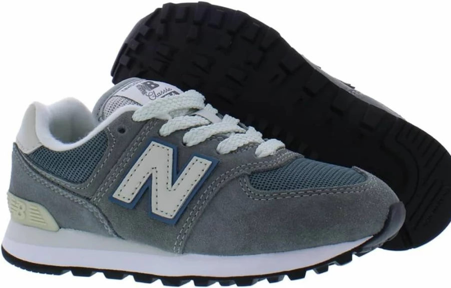 New Balance Kids 574 V1 Classic Lace-Up Sneakers for Boys and Girls - Lightweight Comfortable Running Shoes
