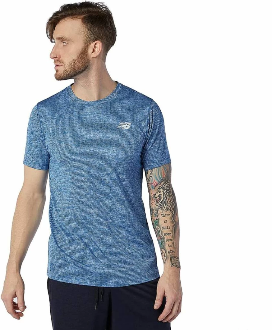 New Balance Men's Tenacity 21 Performance Short Sleeve T-Shirt Running Athletic Top