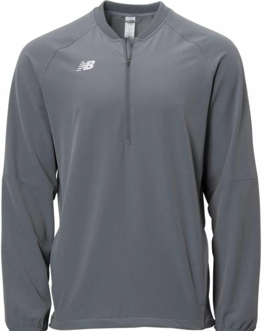 New Balance Men's Performance Baseball Batting Jacket - Long Sleeve Training Jacket for Baseball Players