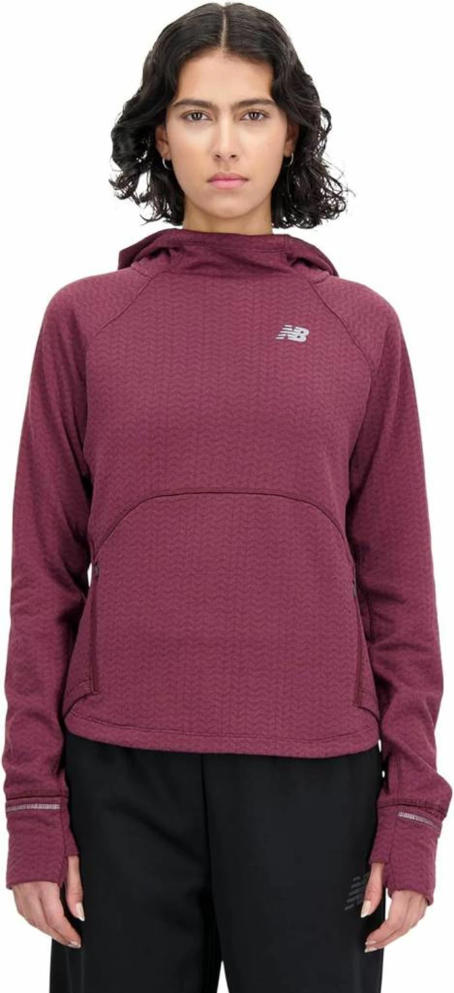 New Balance Women's HEAT GRID Hoodie 2023 - Lightweight Pullover Sweatshirt with Breathable Fabric