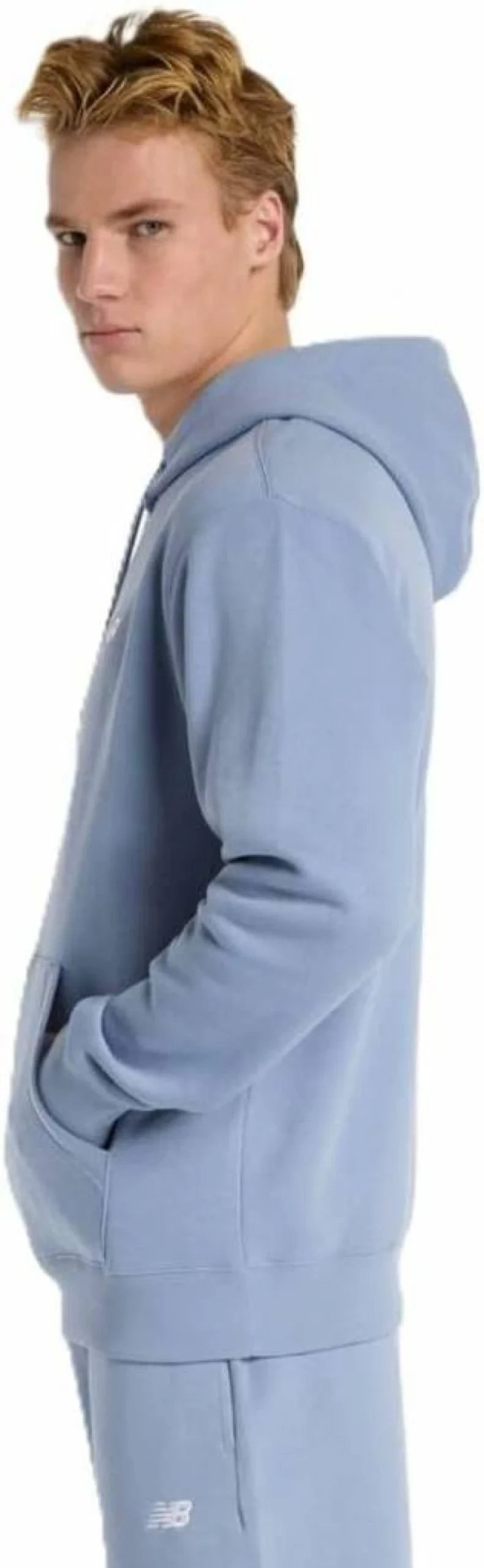 New Balance Men's Essential Fleece Hoodie - Comfortable Sportswear for Active Lifestyles