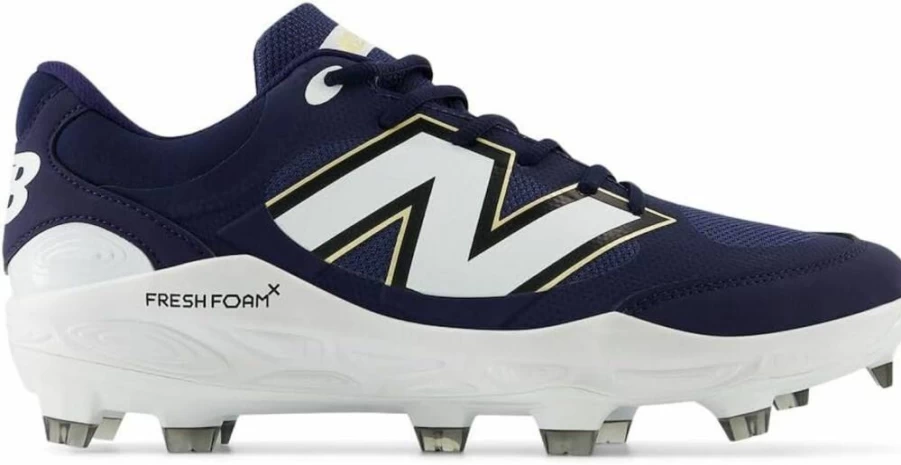 New Balance Men's Fresh Foam 3000 V7 Baseball Cleats - Molded Rubber Sole for Traction & Support