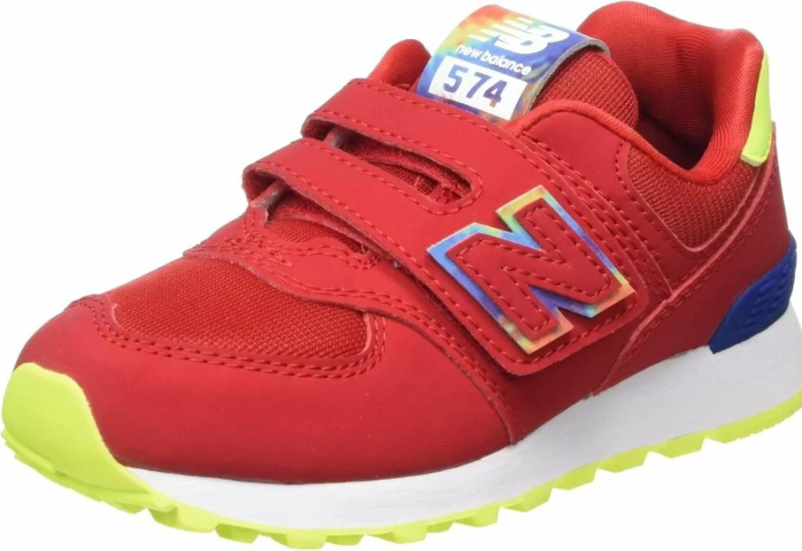 New Balance Kids 574 V1 Sneakers for Boys & Girls - Comfortable Lace-Up Casual Shoes