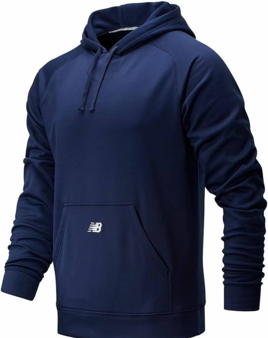 New Balance Men's Tech Performance Baseball Hoodie - Lightweight & Breathable Athletic Pullover