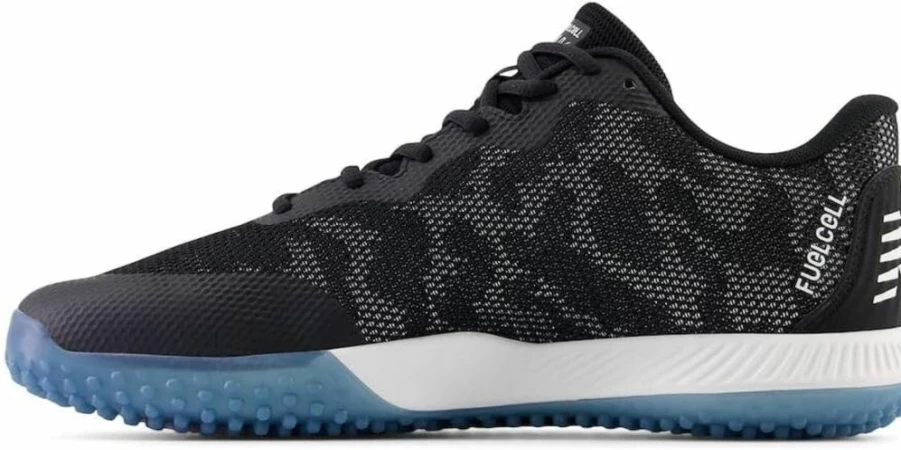 New Balance 4040 V7 FuelCell Turf Baseball Shoes for Men & Women - Black/Optic White - Size 10 US Men's