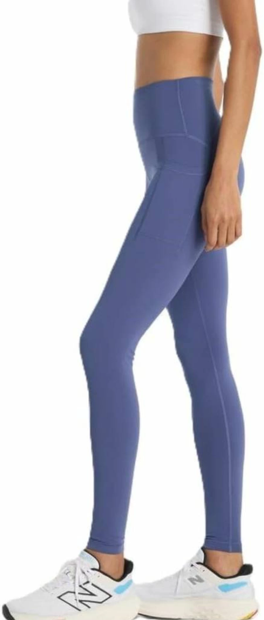 New Balance Women's High-Rise Sleek Pocket Leggings 27" - Comfortable Workout & Yoga Pants