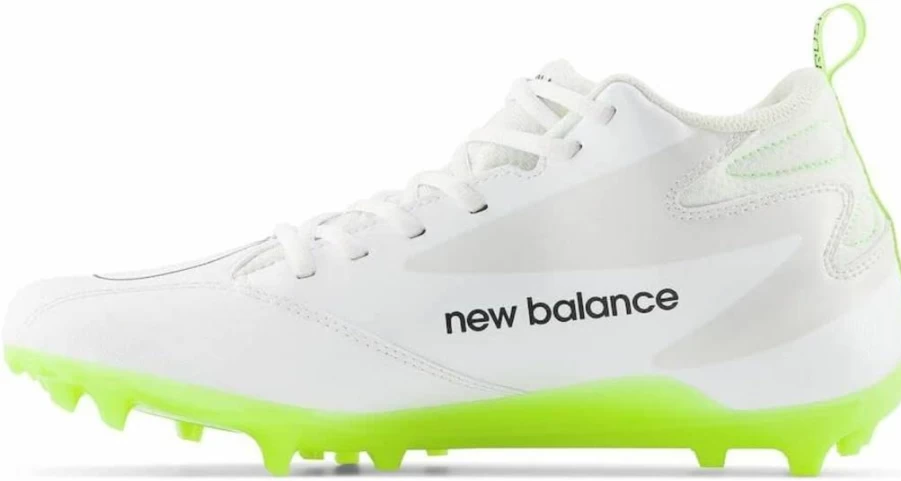New Balance Men's Rush V4 Mid Lacrosse Cleats for Enhanced Traction & Support
