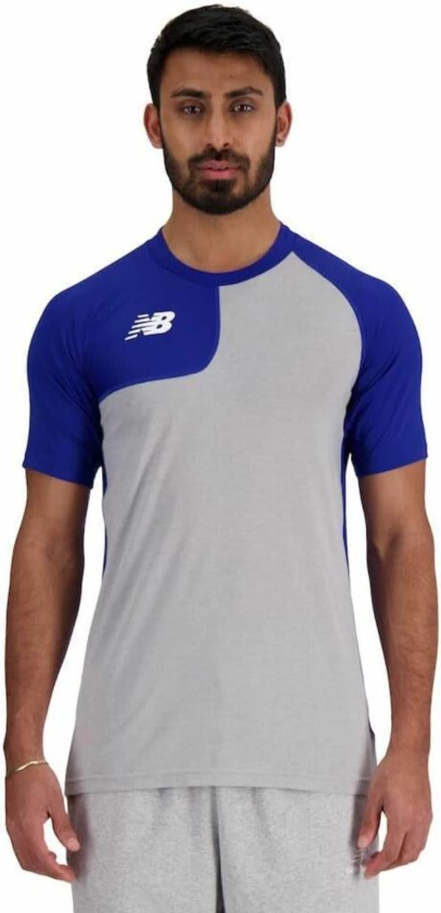 New Balance Men's Baseball Jersey - Performance Athletic Top with Asymmetric Design
