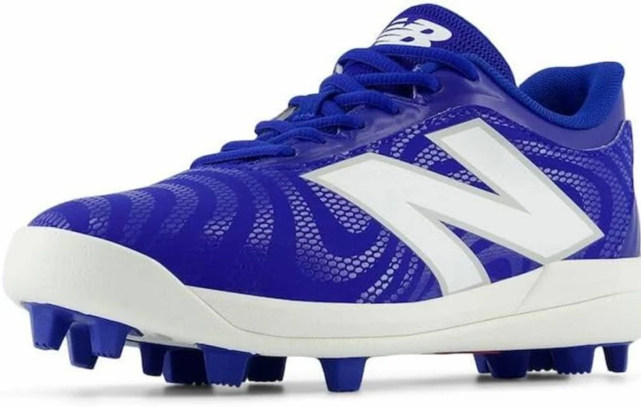New Balance 4040 V7 Youth Baseball Cleats - Molded Rubber Bottom for Kids & Teens - Unisex Sports Shoes