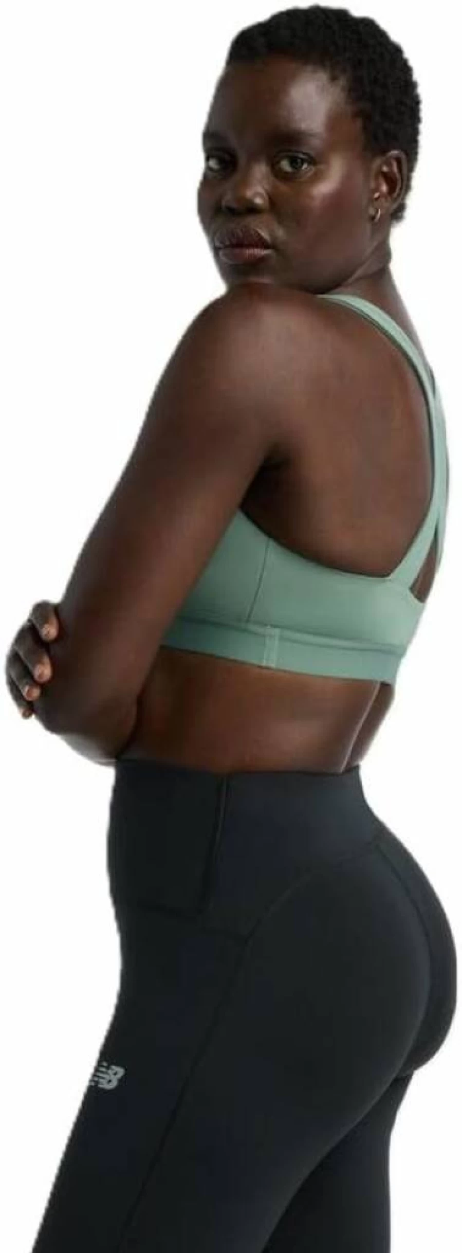 New Balance Women's Essential Training Sports Bra for Active Wear and Fitness