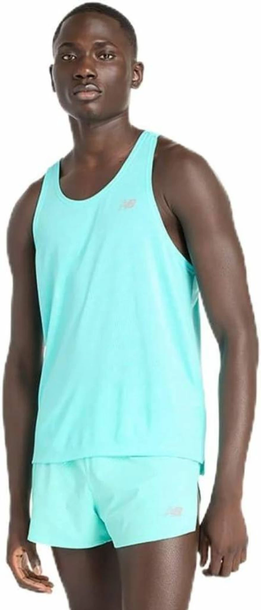 New Balance Men's Running Singlet - Lightweight Performance Athletic Top for Training & Workouts