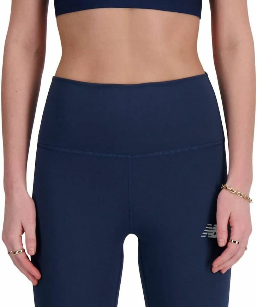 New Balance Women's High-Rise Yoga Leggings 27" - Comfortable Workout Tights for Running & Fitness