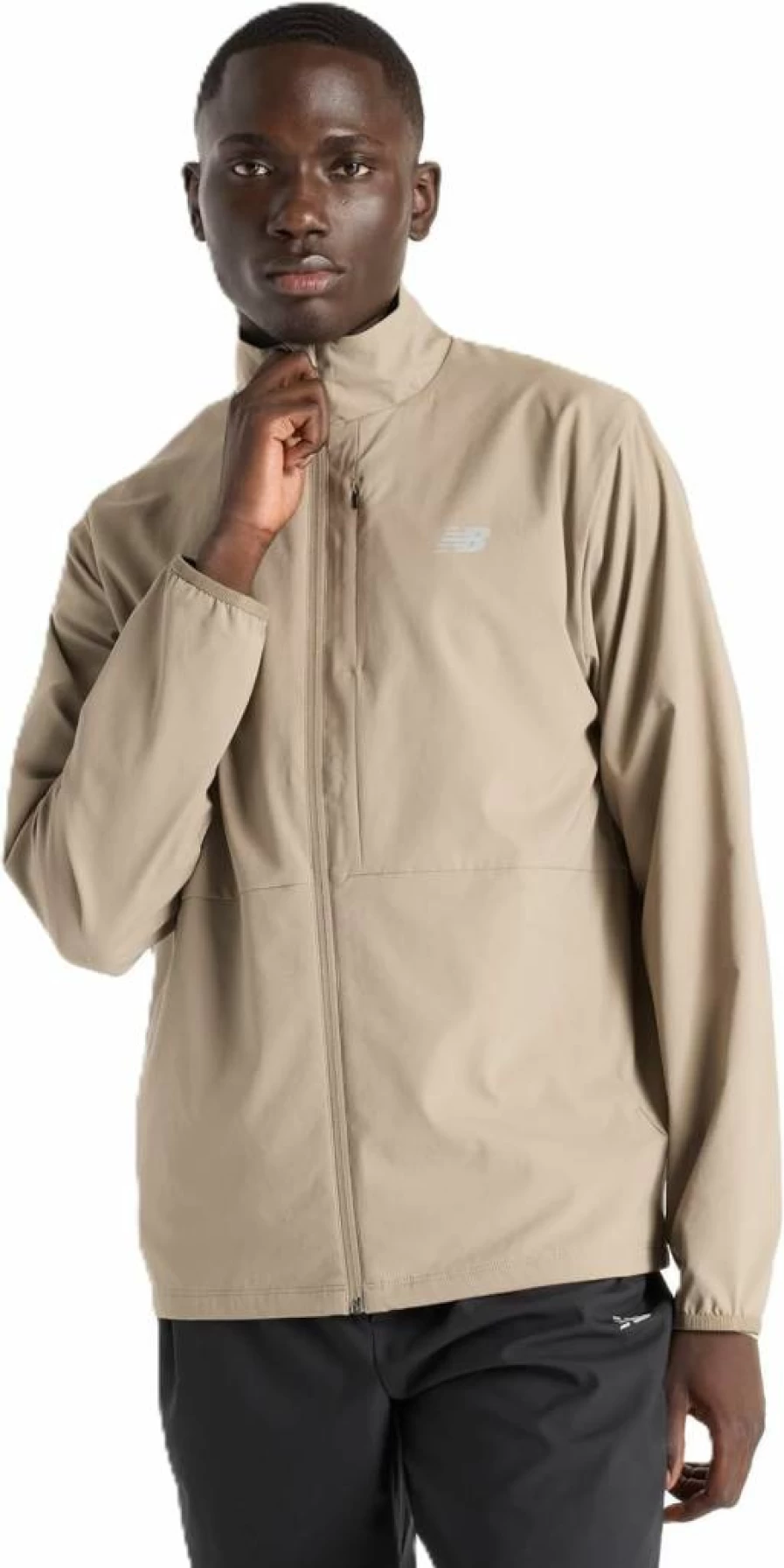 New Balance Men's Lightweight Stretch Woven Jacket - Breathable Athletic Outerwear