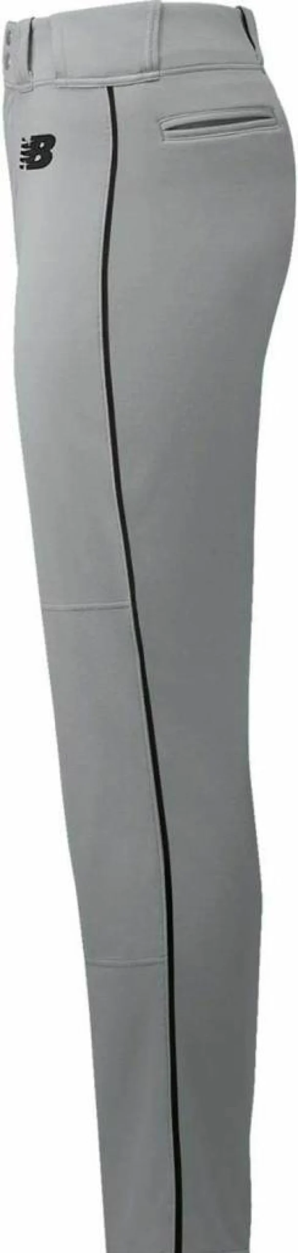New Balance Men's Adversary 2.0 Baseball Pants - Gray & Black Color, 2XL Size, Athletic Training & Casual Wear