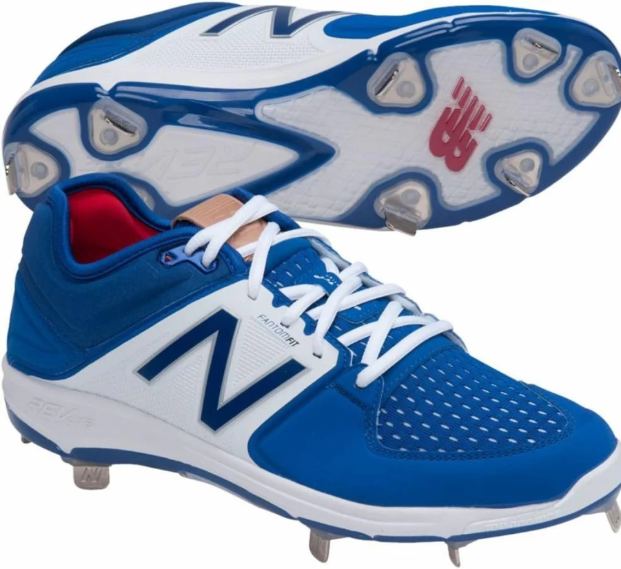 New Balance M3000V3 Metal Cleat Baseball Shoes for Men - Lightweight Performance Turf Trainers