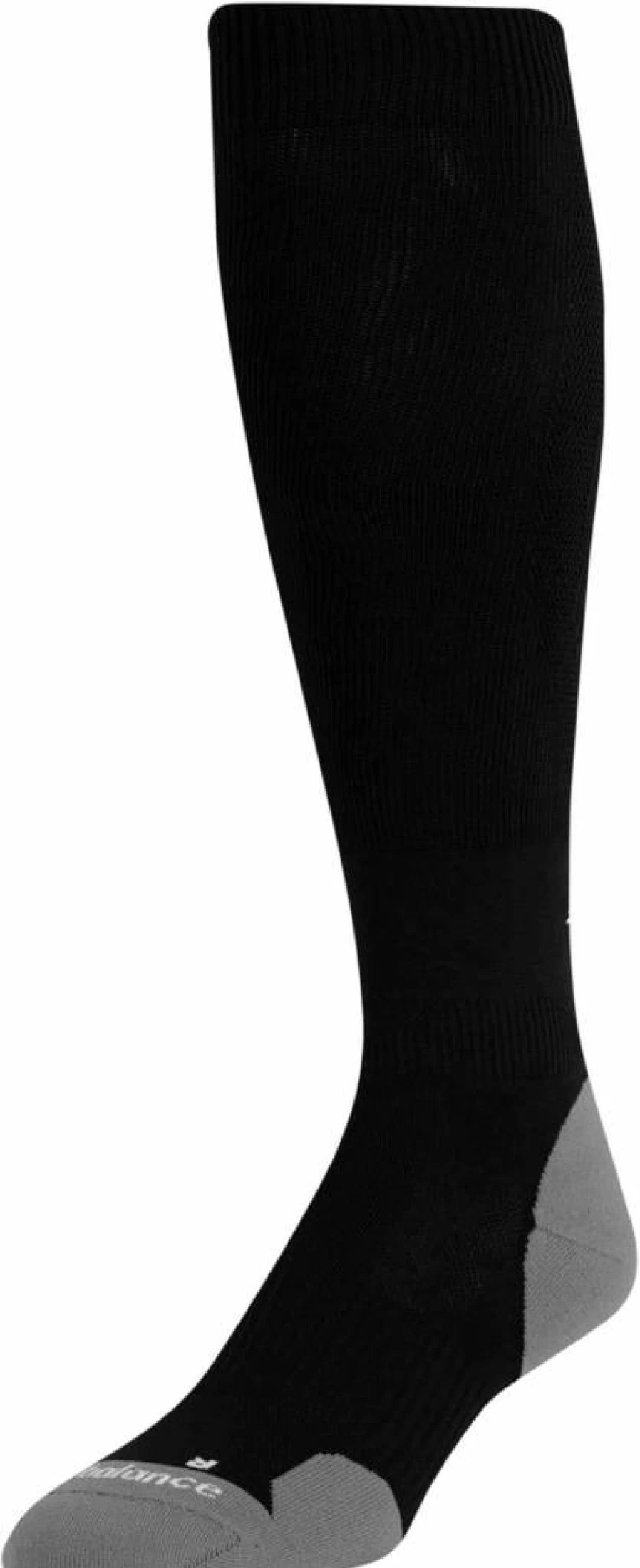 New Balance Men's Black Baseball Socks - Over The Calf Athletic Socks for Sports & Casual Wear (Large Size)