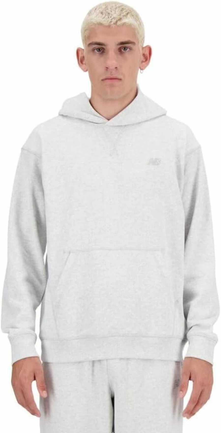 New Balance Men's French Terry Hoodie - Athletic Comfort & Style for Men
