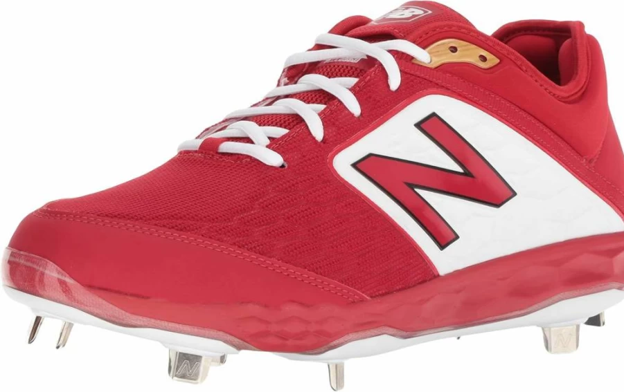 New Balance Men's 3000 V4 Metal Cleat Baseball Shoes for Training & Games
