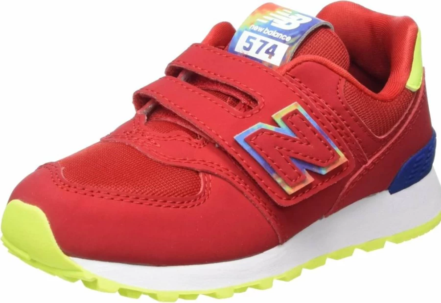 New Balance Kids 574 V1 Sneakers for Boys and Girls - Comfortable Lace-Up Casual Shoes