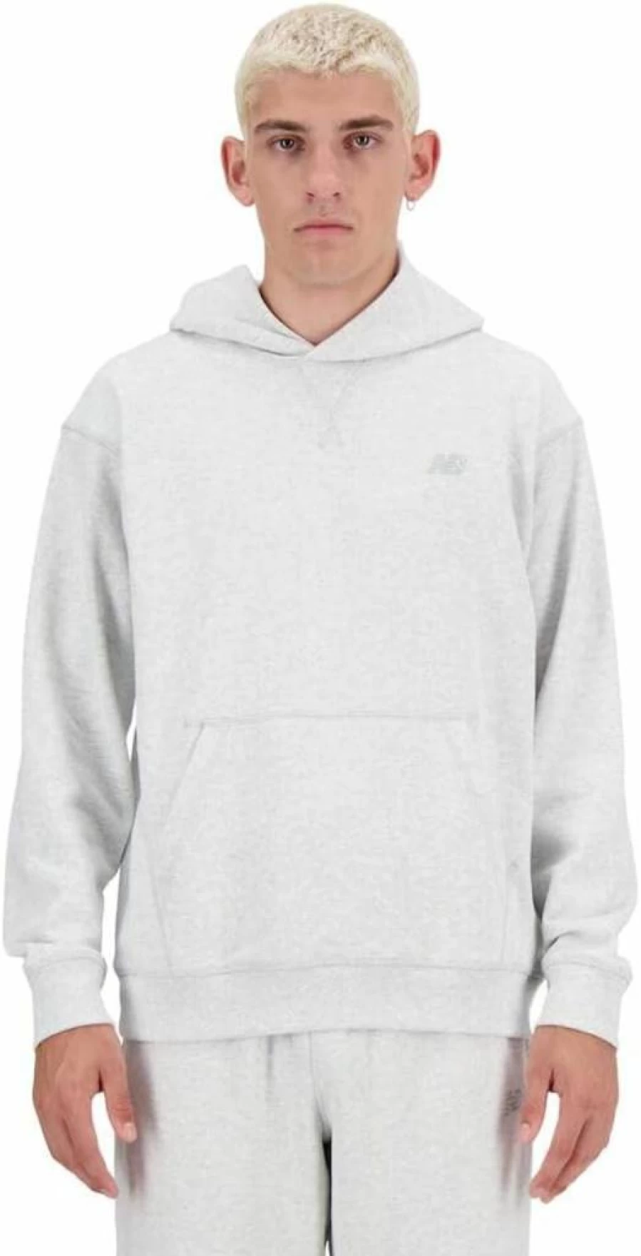 New Balance Men's French Terry Hoodie - Athletic Comfort & Style for Men