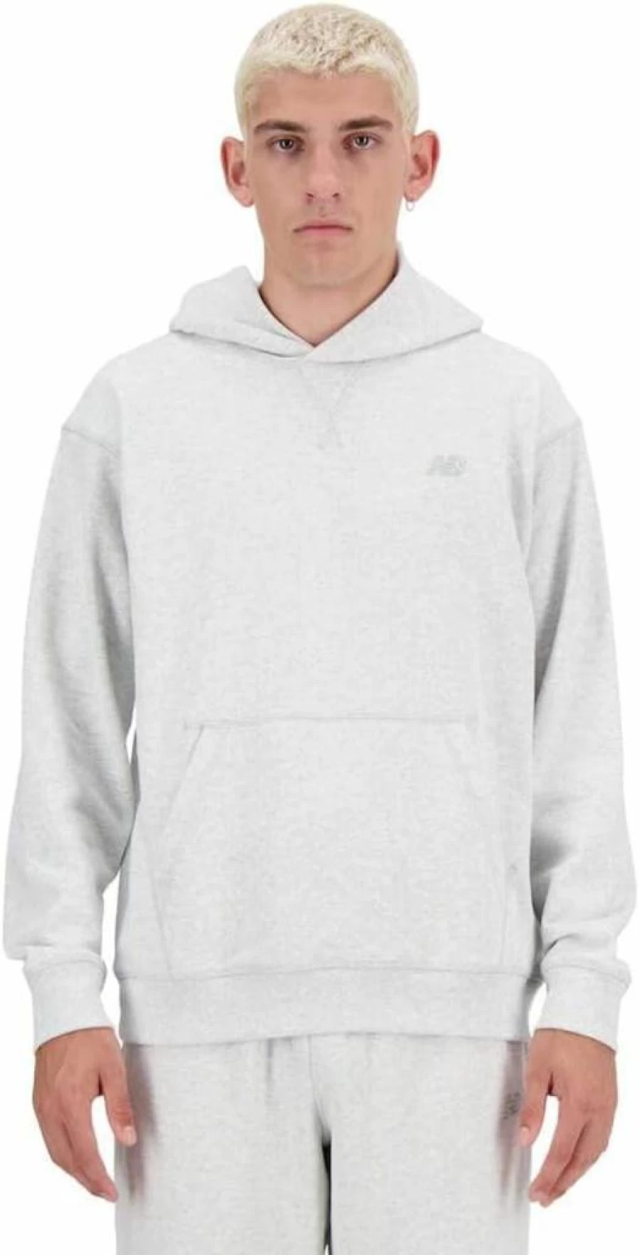 New Balance Men's French Terry Hoodie - Athletic Comfort & Style for Men