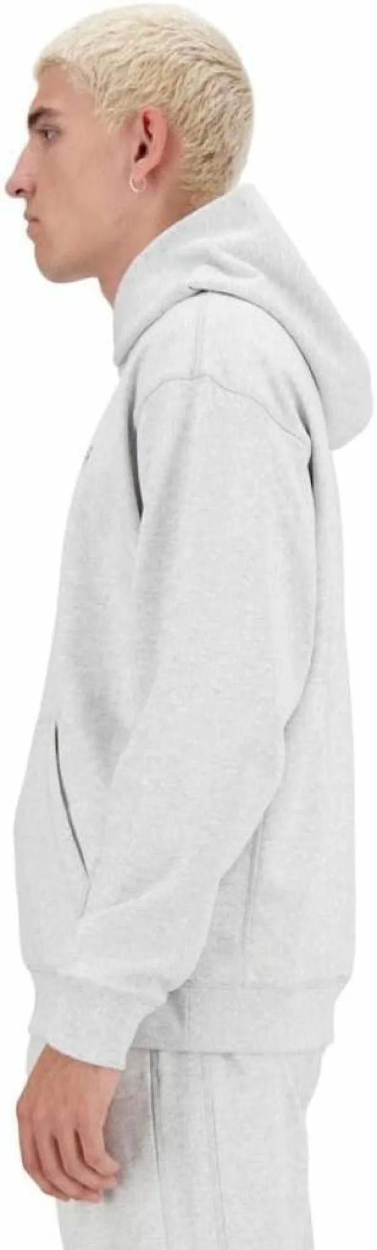 New Balance Men's French Terry Hoodie - Athletic Comfort & Style for Men