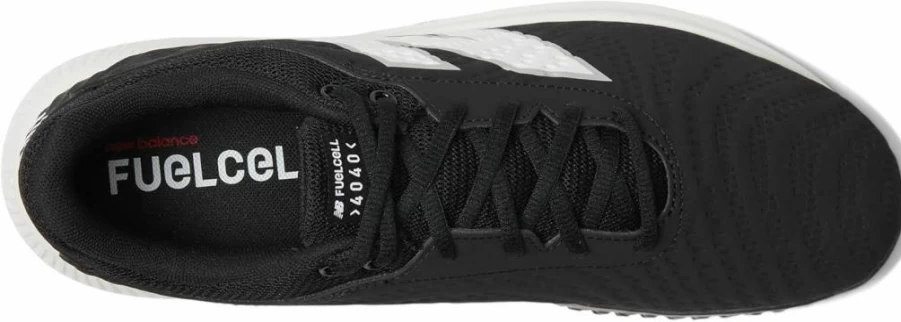 New Balance 4040 V7 FuelCell Turf Baseball Shoes for Men & Women - Black/Optic White Synthetic - 8.5 US Men's