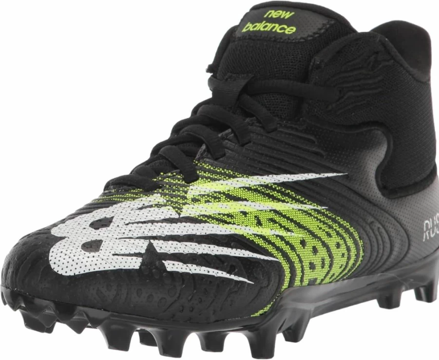 New Balance Men's Rush V3 Mid Lacrosse Cleats for Enhanced Traction and Support