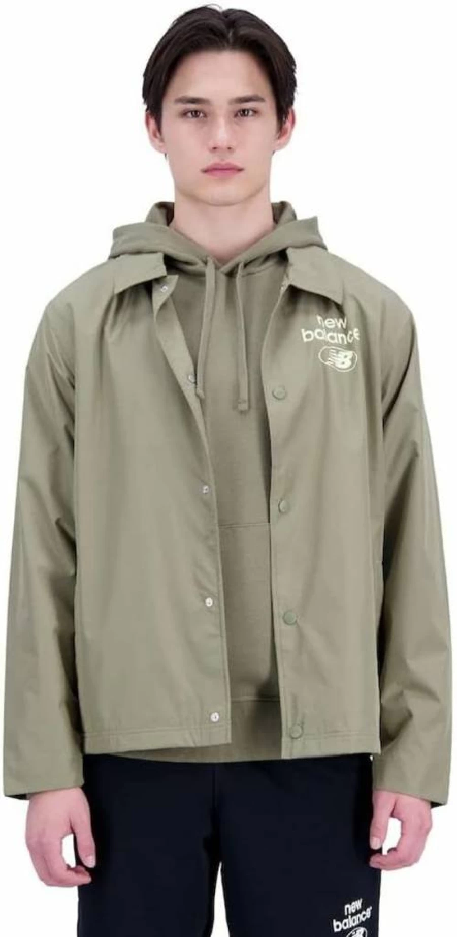 New Balance Men's Essential Reimagined Woven Lightweight Jacket for Athletic Comfort