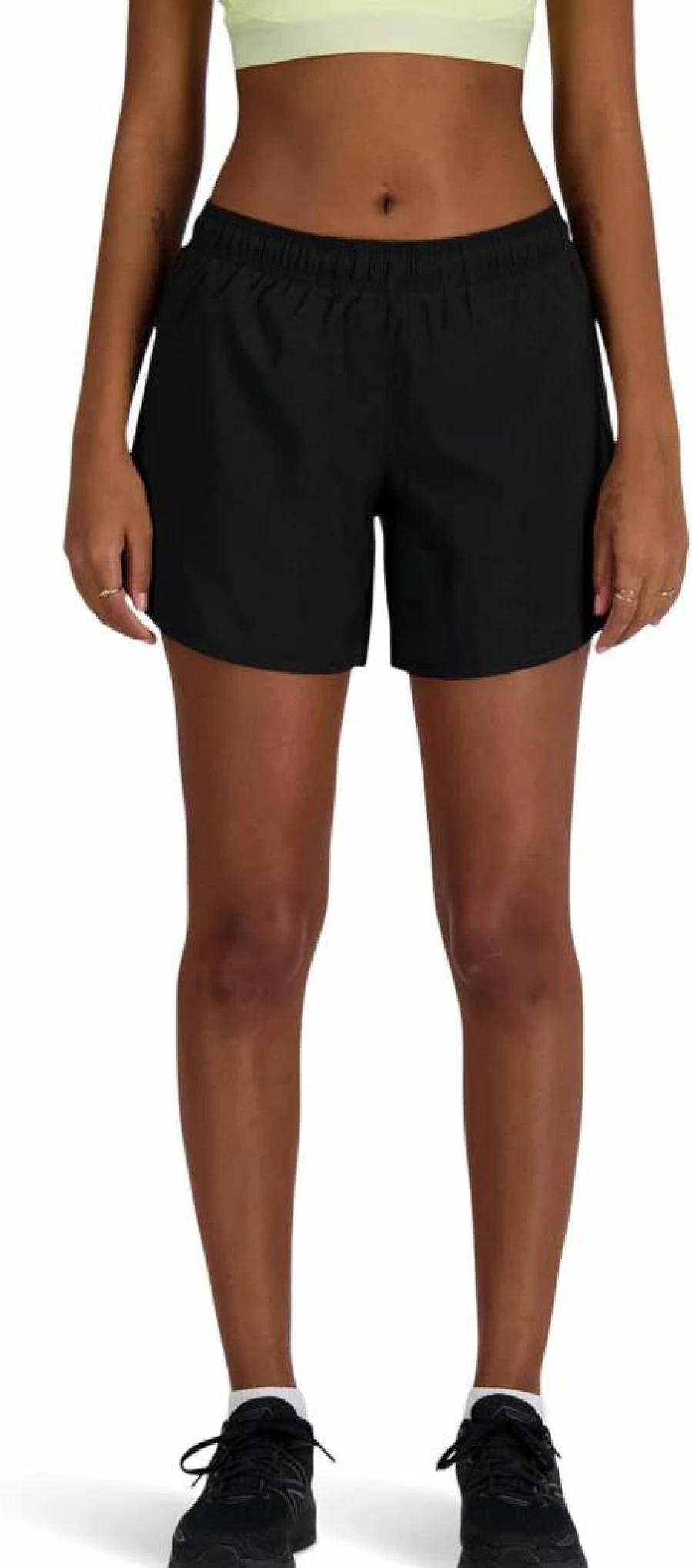 New Balance Women's 5-Inch Sport Shorts - Black Medium - Essential Athletic Running Shorts for Women