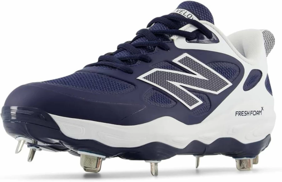 New Balance Women's Fresh Foam X Velo V4 Metal Cleat Softball Shoes for Enhanced Performance