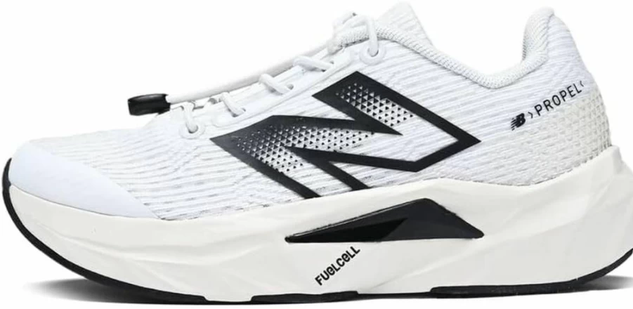 New Balance Kids FuelCell Propel V5 Bungee Running Shoes - Lightweight & Responsive for Boys & Girls